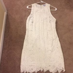 Tobi white lace dress